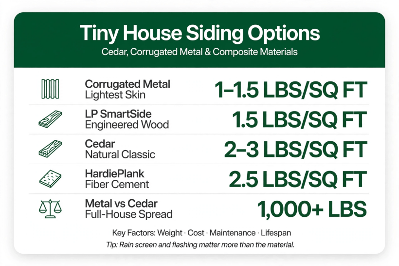 Tiny House Siding Options