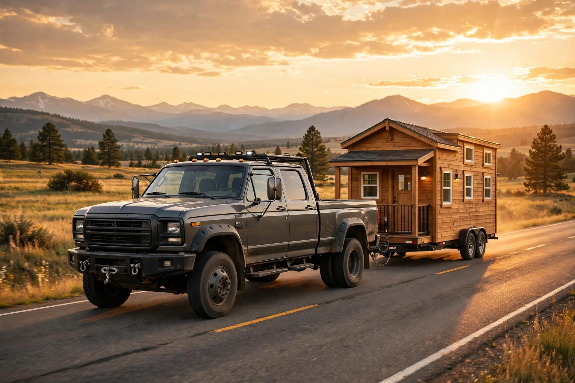 towing a tiny house