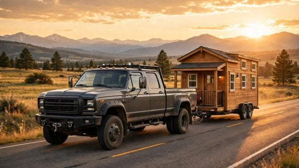 towing a tiny house