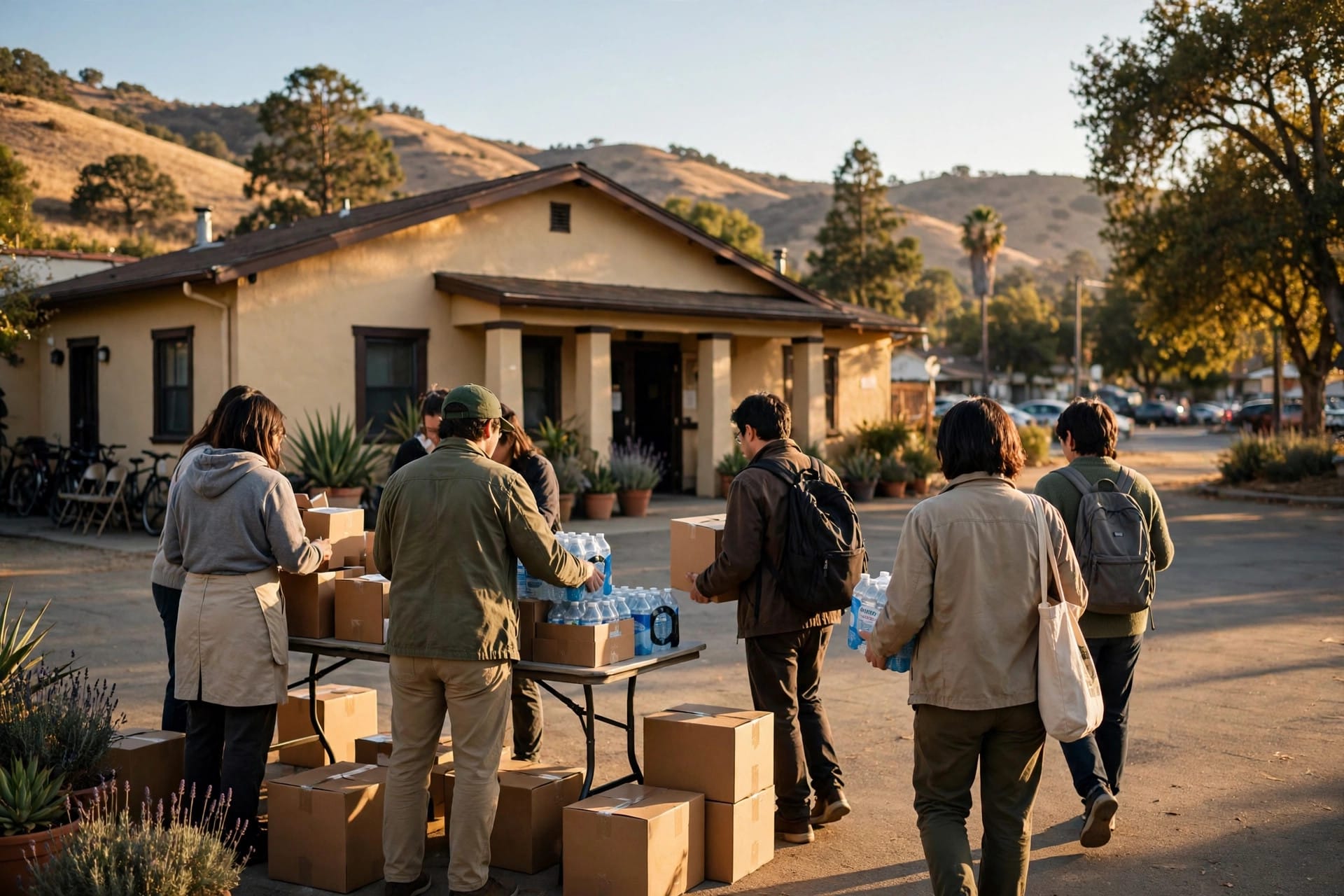 utility CEO responds to controversy over Eaton Fire: volunteers helping neighbors after the fire