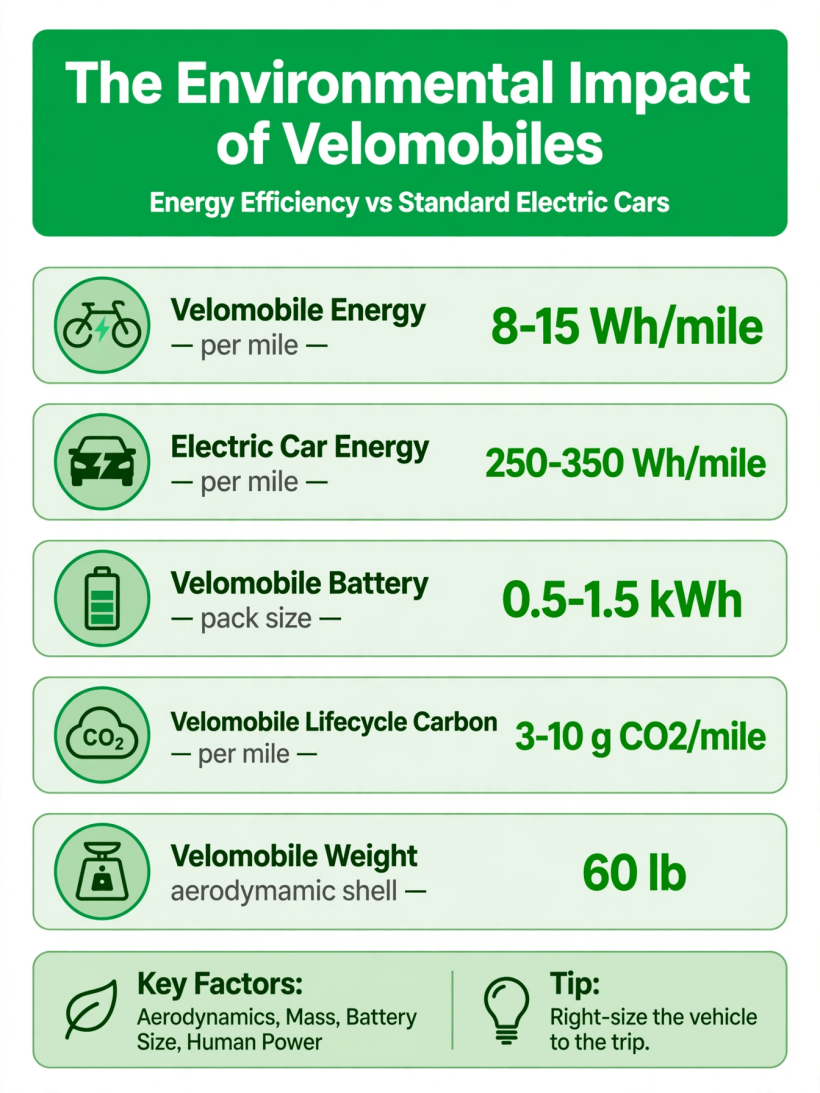The Environmental Impact of Velomobiles