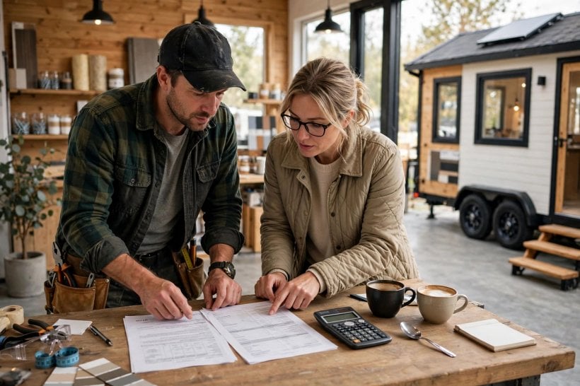 RVIA certification: builder and buyer reviewing the build contract and certification costs
