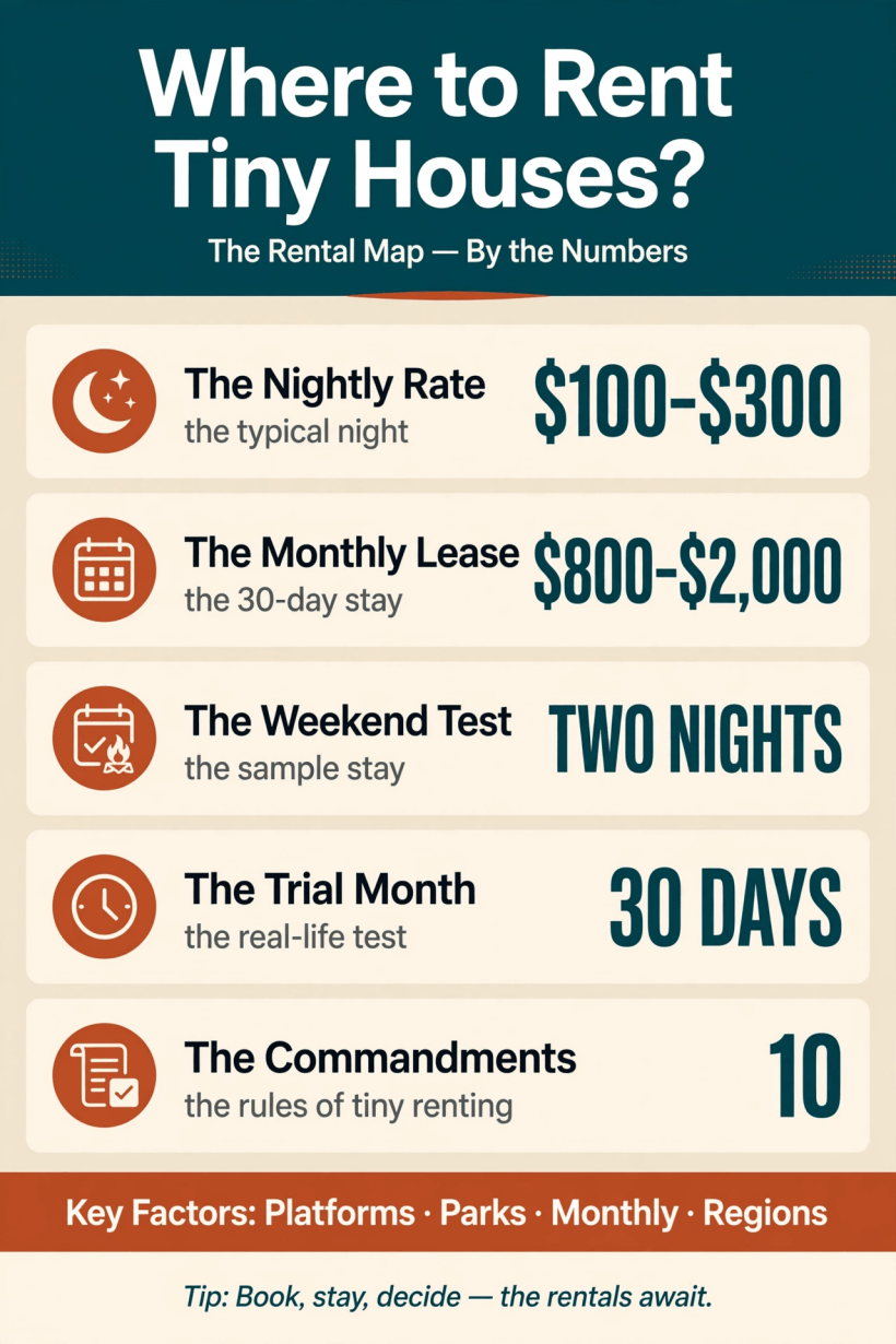 Alternative Rentals Where to Rent Tiny Houses? Platforms, Tiny Parks, Monthly Rentals & the Map