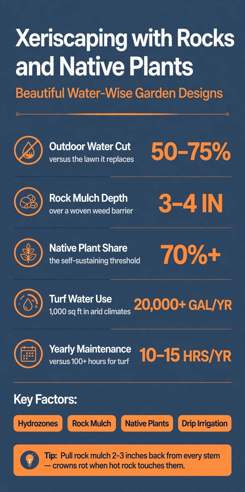 Xeriscaping with Rocks and Native Plants