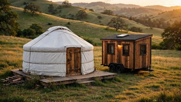 yurt vs tiny house