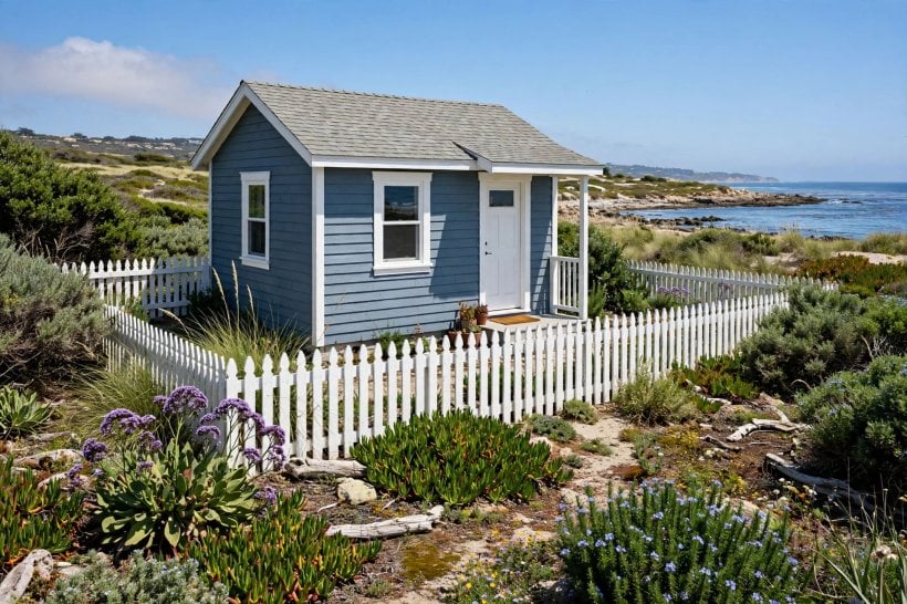 vinyl siding ideas for small homes: classic horizontal lap siding on a small home