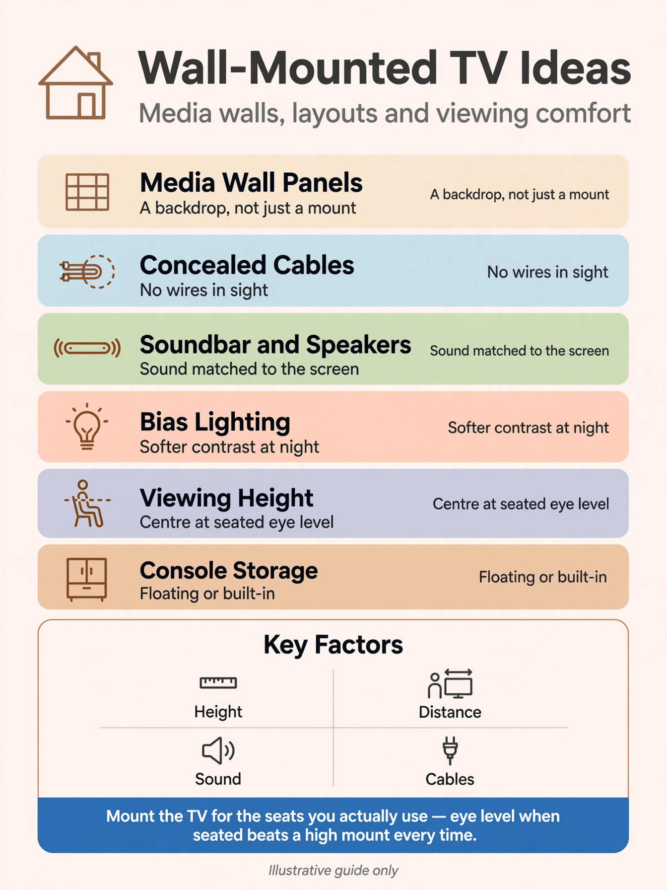 wall mounted tv ideas