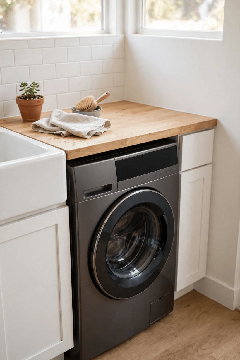 washer dryer tiny house compact laundry