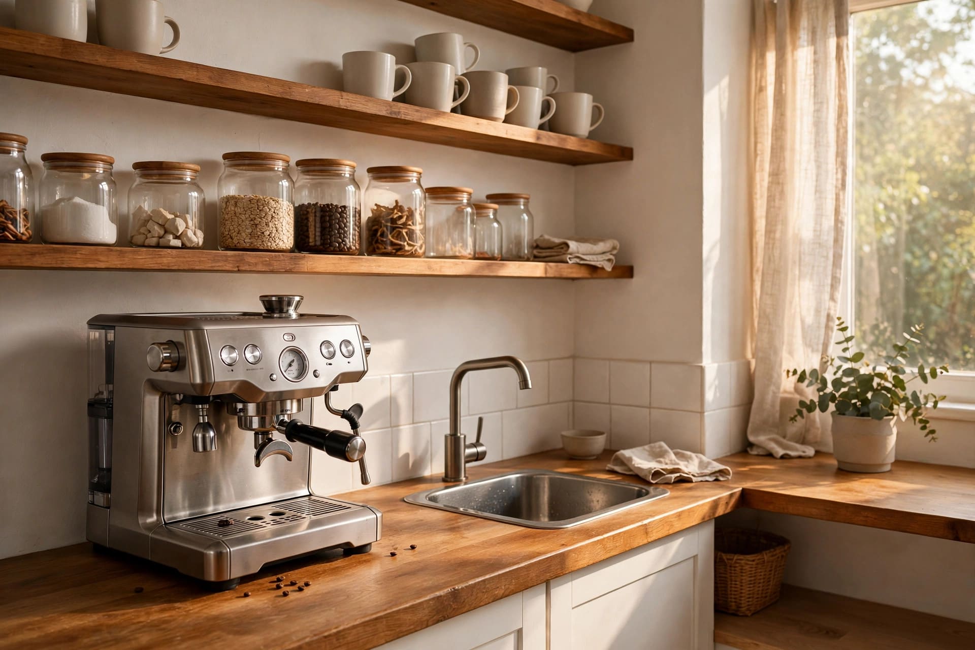wet bar: straight layout along one wall example