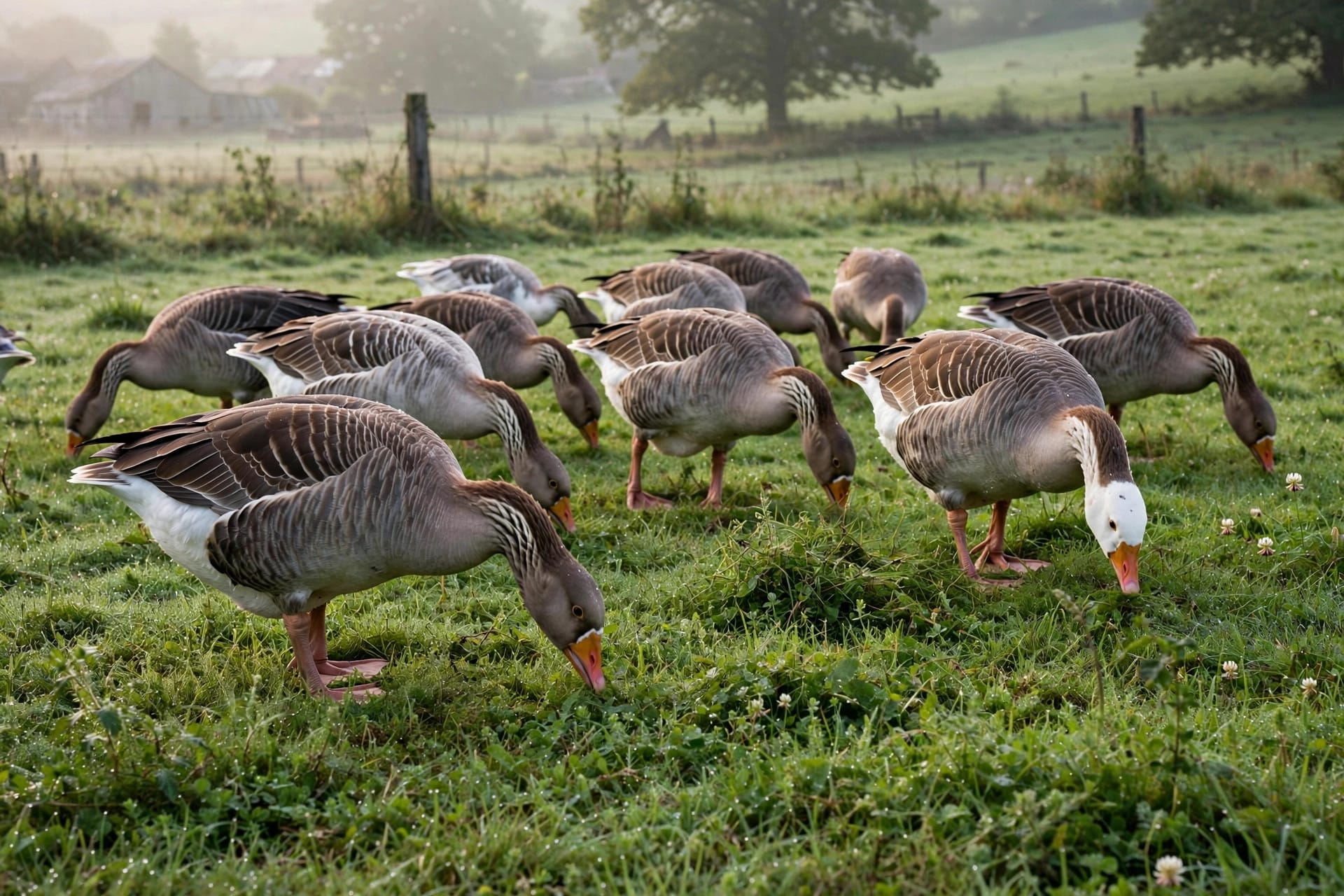 what do geese eat