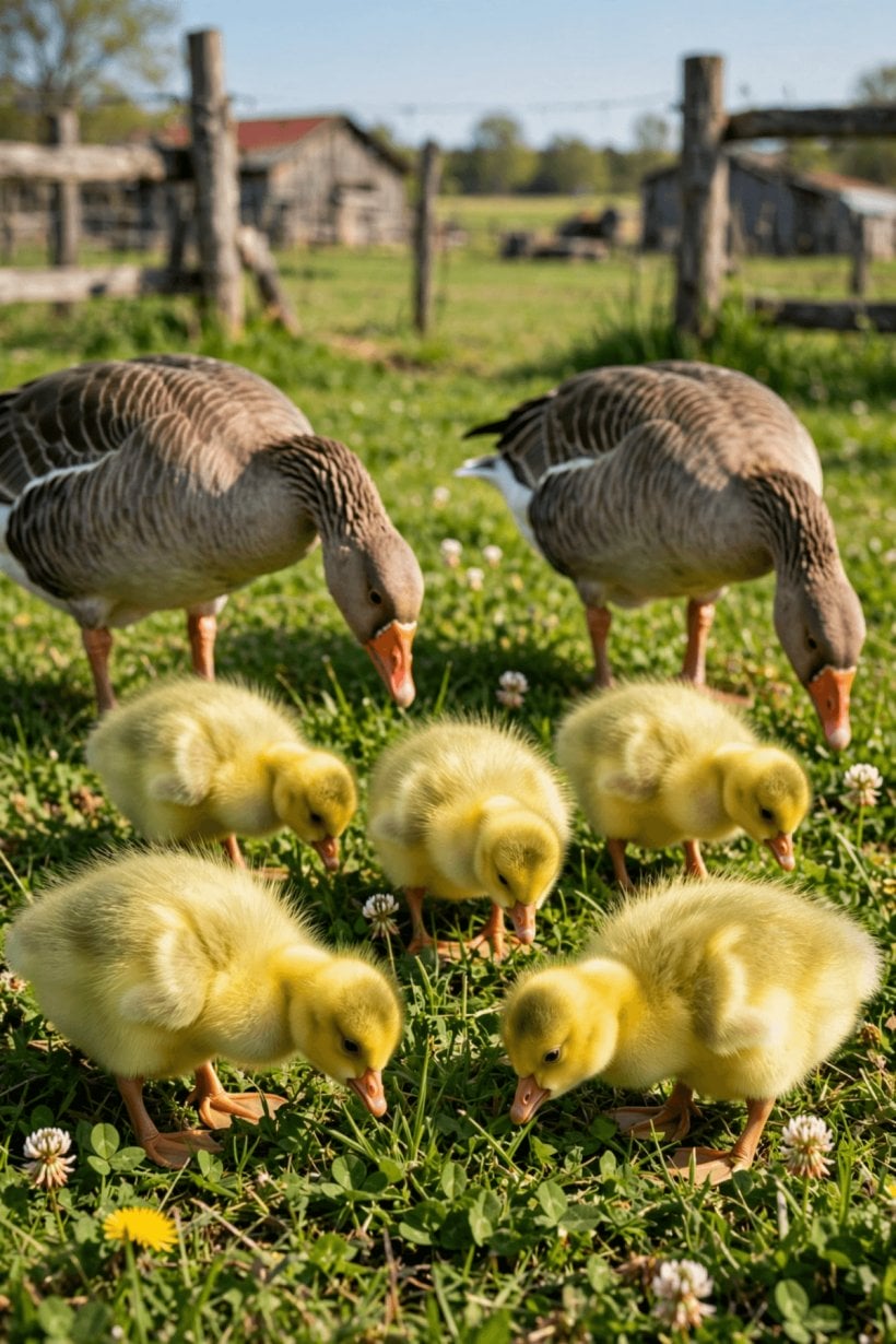 what do geese eat