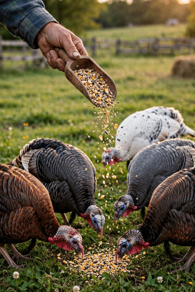 what do turkeys eat