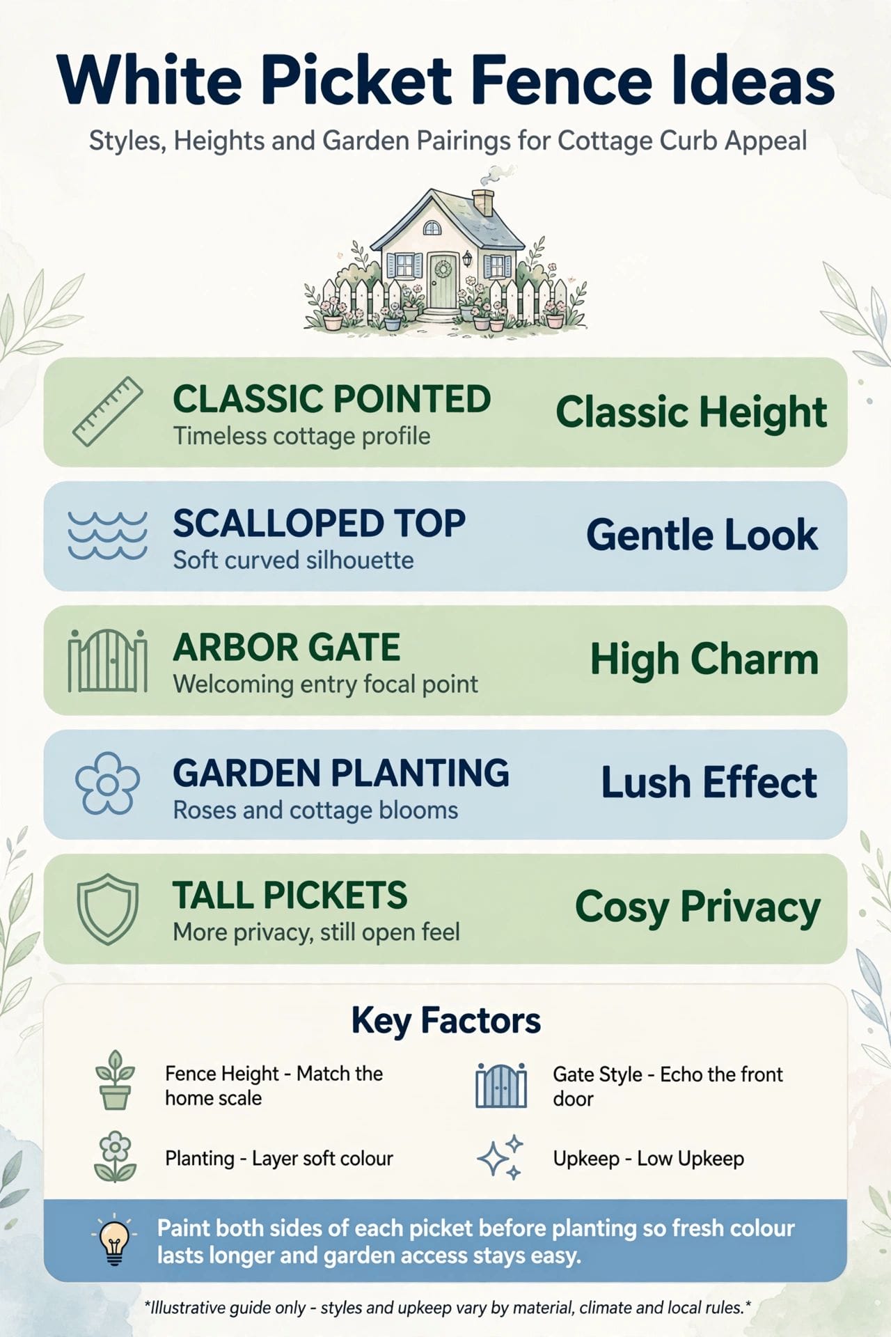 white picket fence