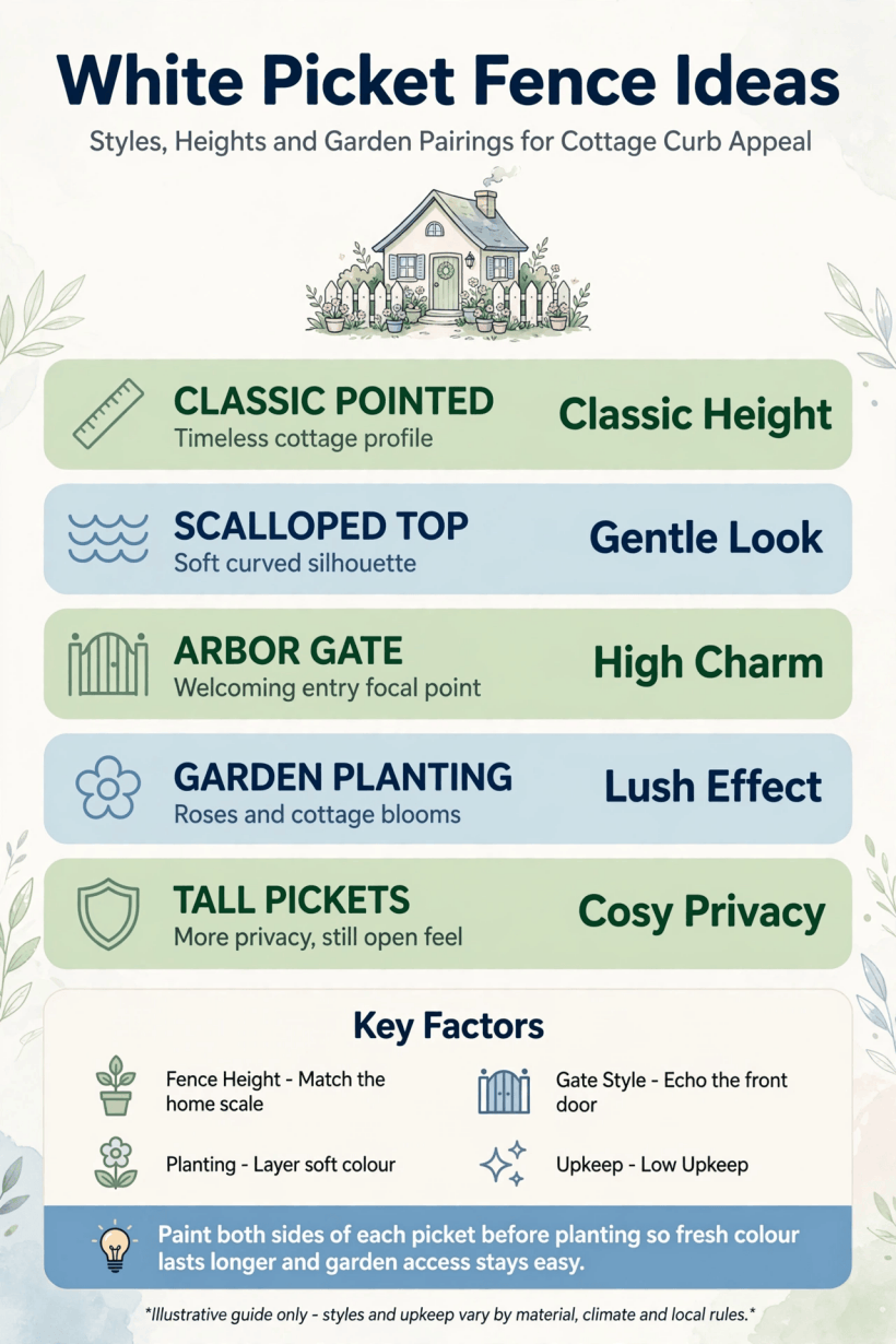white picket fence