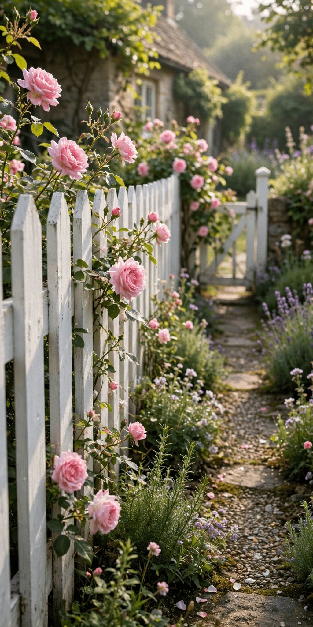 white picket fence