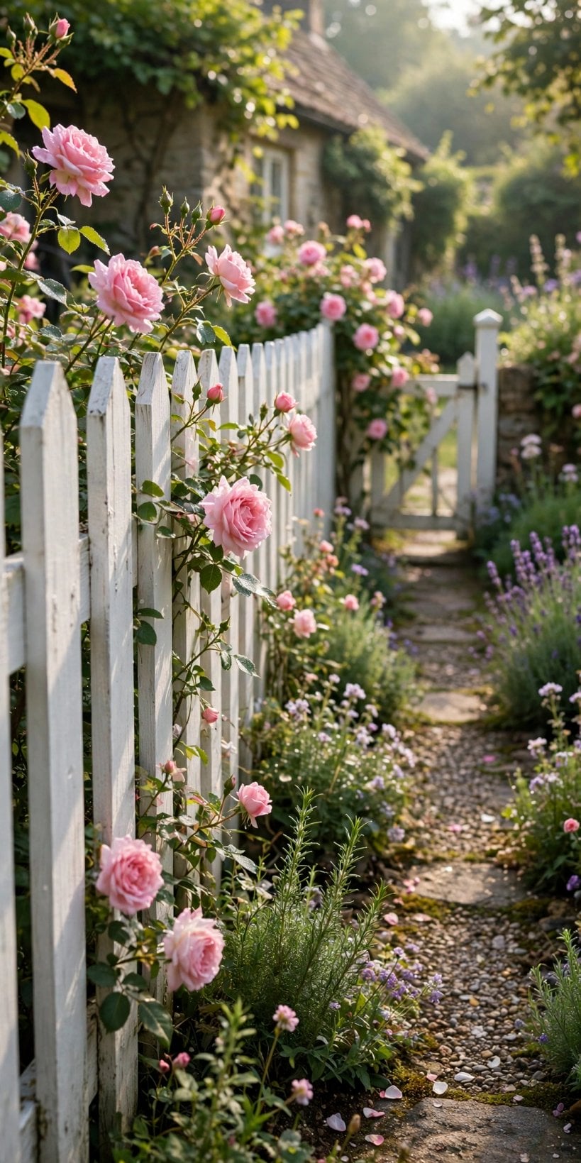 white picket fence