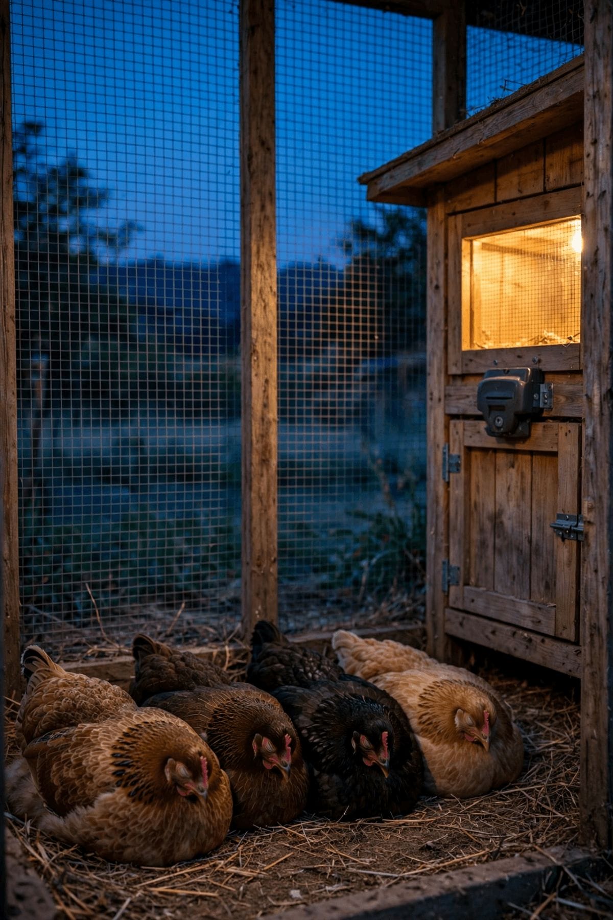 winter chicken care