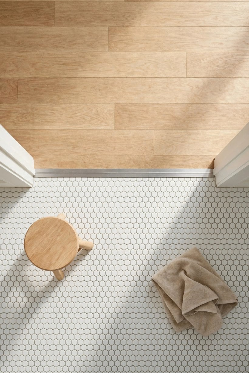 wood to tile transition
