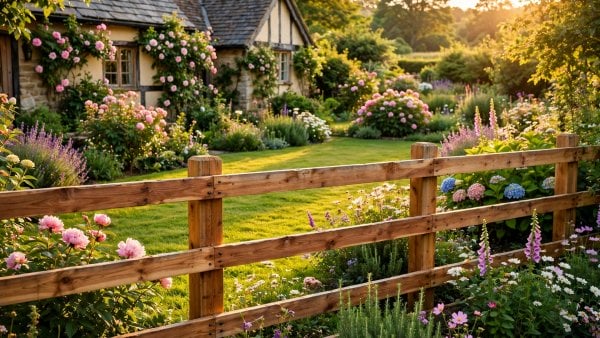 wooden fence styles