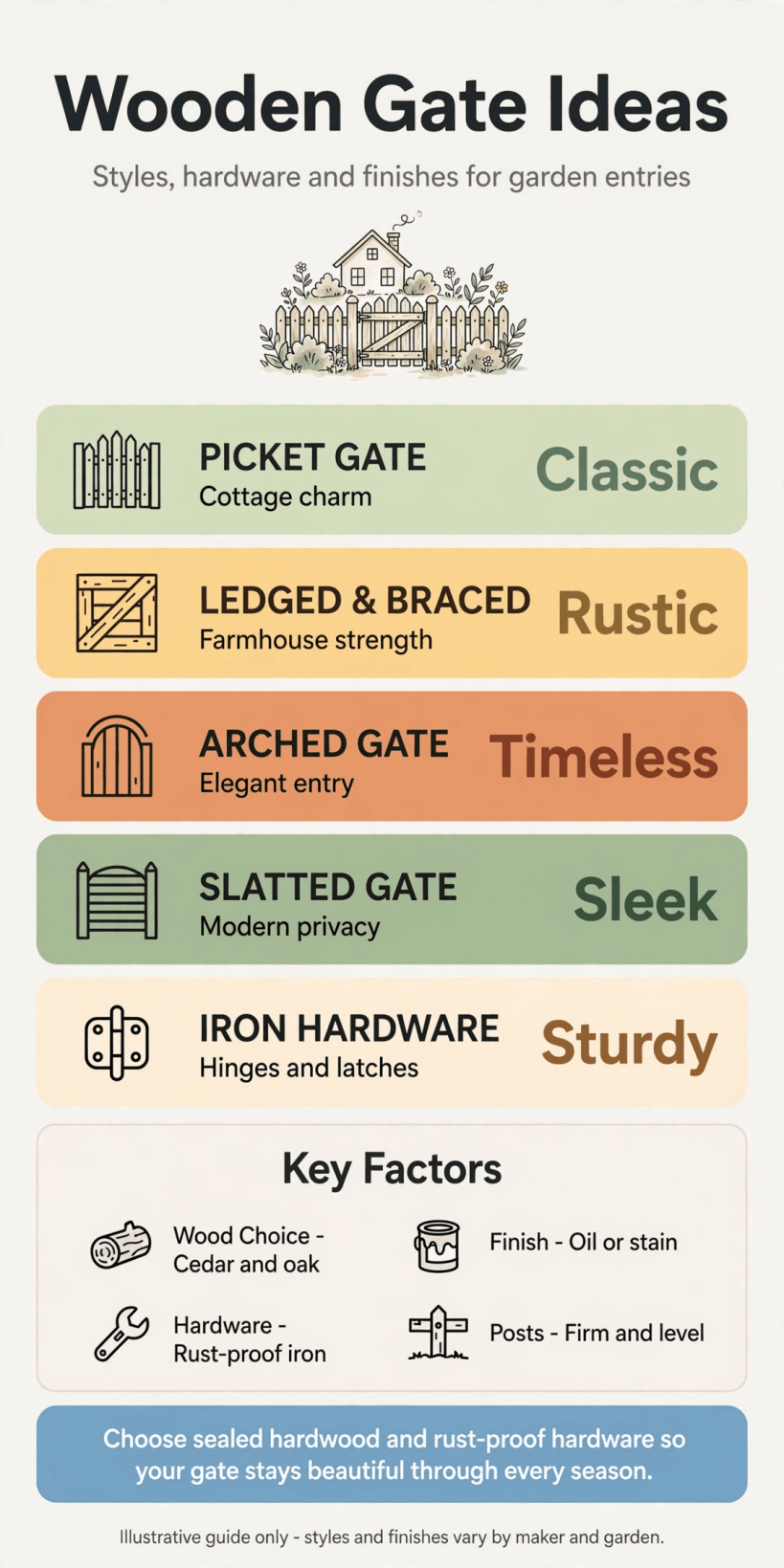 wooden gate
