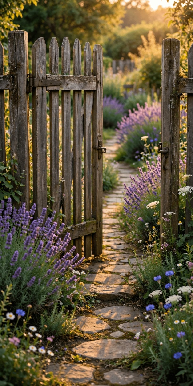 wooden gate
